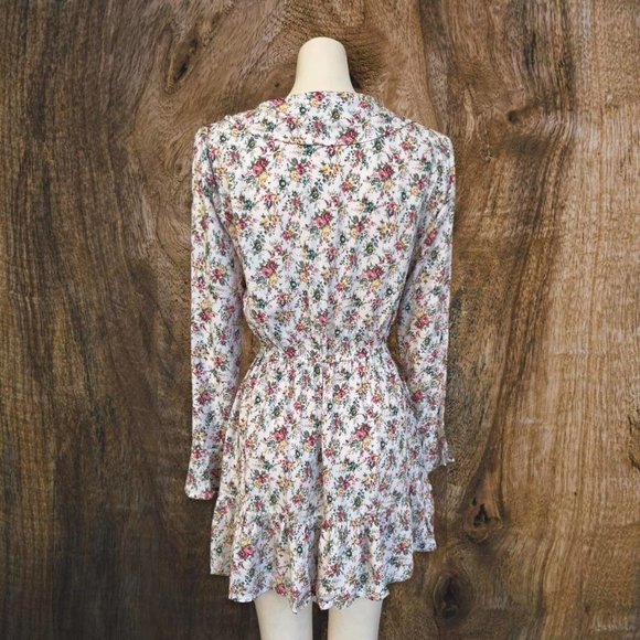 AUGUSTE DRESS FLORAL BELL SLEEVE BOHO DRESS - Picture 3 of 5